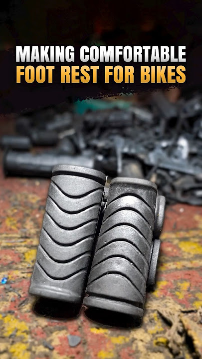 Making Comfortable Foot Rest For Bikes
