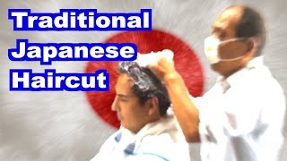 [HD] 床屋 Visit to Traditional Japanese Barber-Part 1 (Unedited)