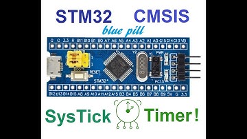 STM32 CMSIS системный таймер SysTick таймер