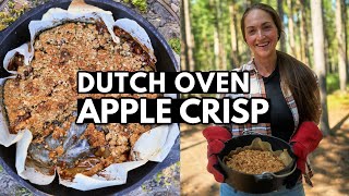 Let's Make DUTCH OVEN APPLE CRISP... because it's FALL!!