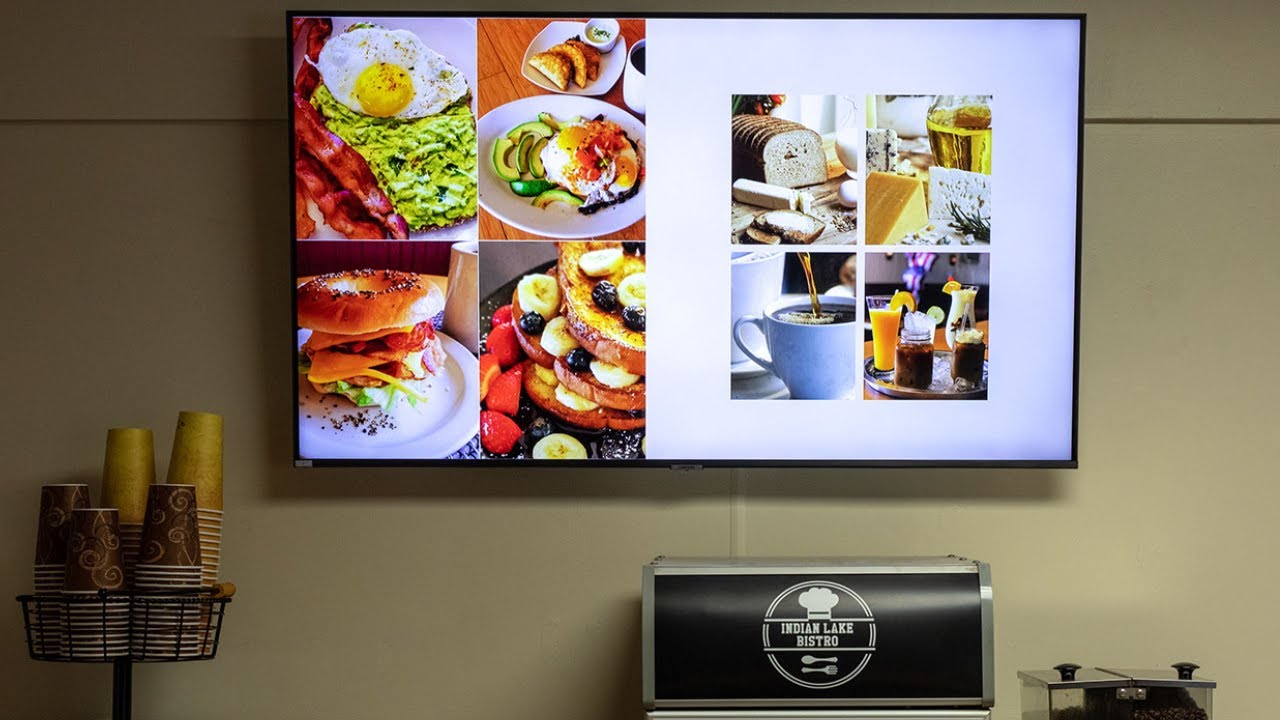 Bistro enhances customer experience with Samsung Pro TV