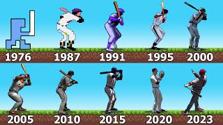 BASEBALL VIDEO GAMES EVOLUTION [1976  2023]