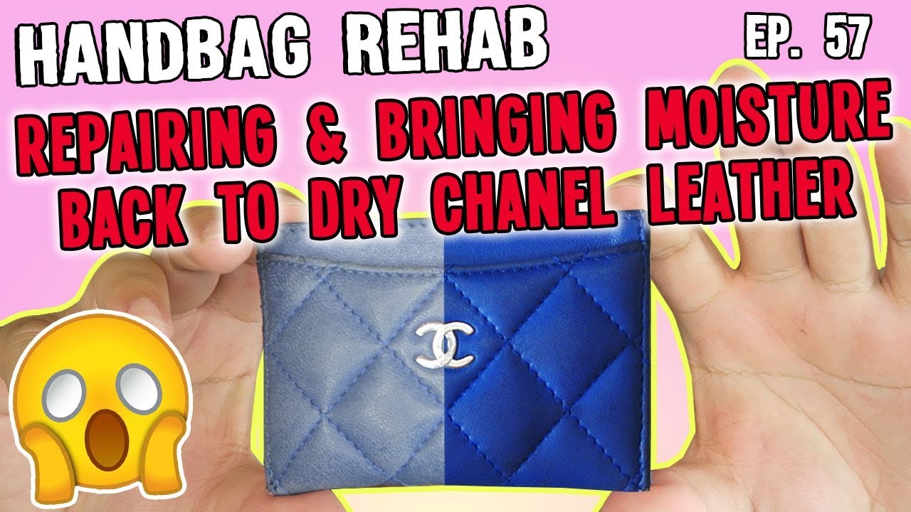 REPAIRING & BRINGING MOISTURE BACK TO DRY CHANEL LEATHER