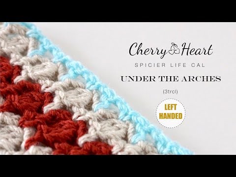 A spicier life crochet along done with red heart ombré spearmint