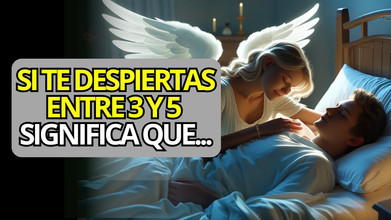 TE DESPIERTAS entre las 3 y las 5 de la mañana MIRA LO QUE SIGNIFICA ...