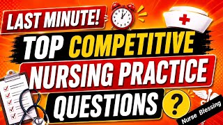 Top Competitive Nursing Questions & Answer. Nursing MCQs/ Nursing Practice Questions/ Nursing Q 2026 screenshot 2