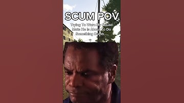 SCUM POV Trying To Warn My Squad Mate He Is About To Do Something Dumb….#scum #scumgame #shorts