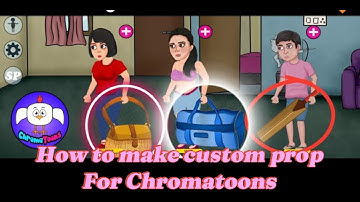 How to make custom prop and import in chromatoon | #2danimation #chromatoons
