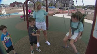 Inclusive playground built in Sterling Ranch