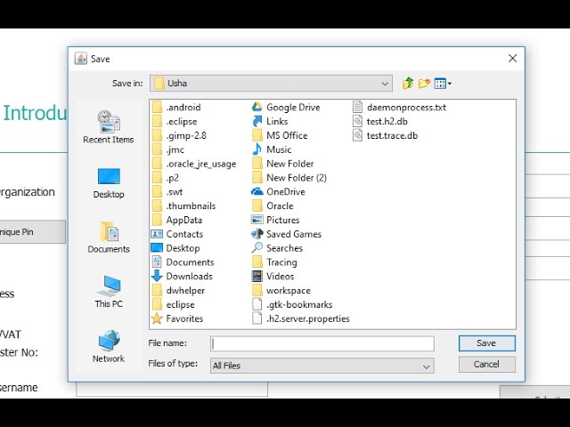 Open And Save File Using Jfilechooser In Java Swing Youtube The Geeky