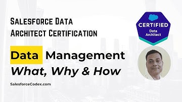 Data Management in Salesforce | Explained for Architects & Admins #salesforcecodex