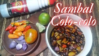 SAMBAL COLO COLO KECAP SAMBAL COLO COLO KECAP