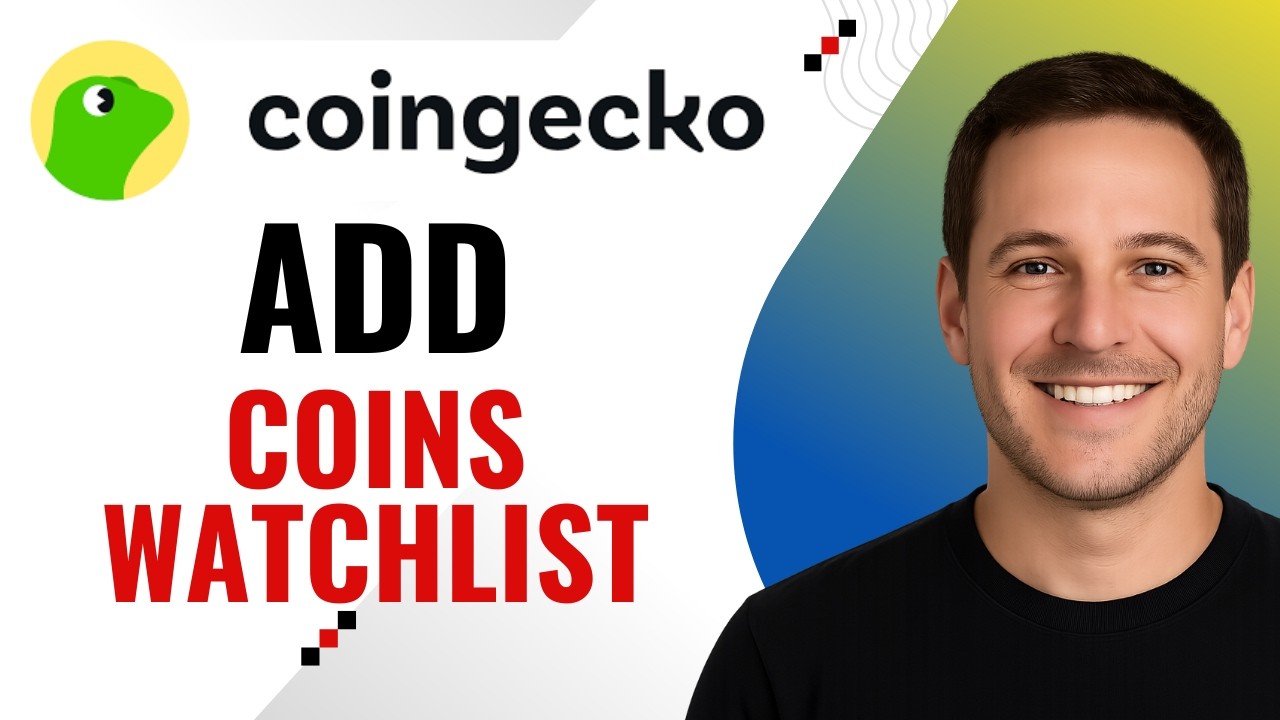 How to Add Coins to Your CoinGecko Watchlist - YouTube