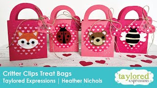 Critter Clips Treat Bags | Taylored Expressions | January 2022 Release | Heather Nichols