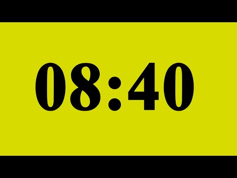 8 Minute 40 Second Timer – No Music | Silent Countdown ⏱️