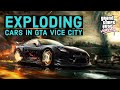 Blasting cars in GTA Vice City Mobile #shorts