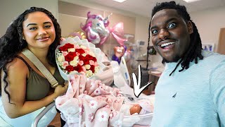 Bringing Our New Born Baby Home From The Hospital For The First Time