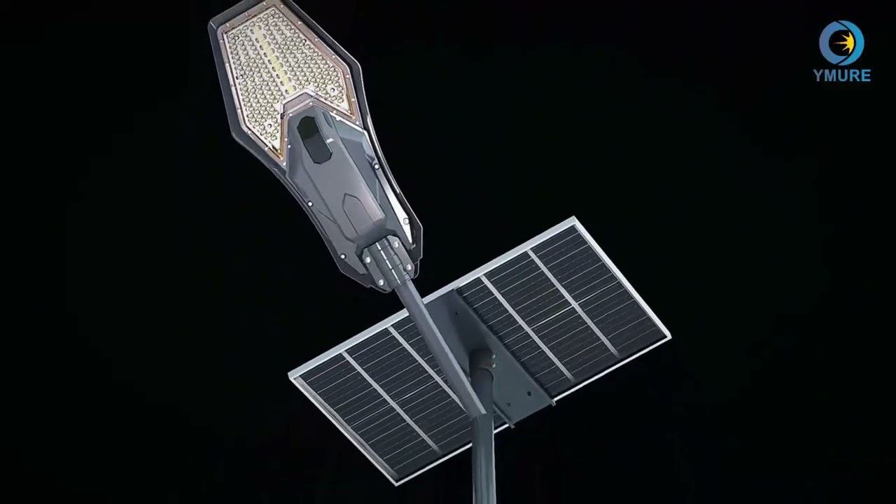 Waterproof Solar Split Lamp: Large Capacity Battery&Adjustable LED Module, Perfect Outdoor Lighting