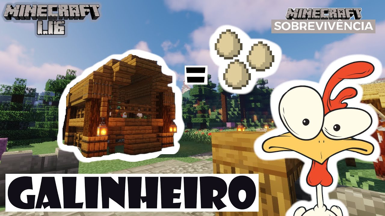 Construções Que Você Pode Fazer No Minecraft on X: Casa na árvore,  floricultura, galinheiro, oviário #Minecraft  / X