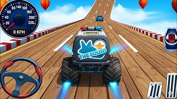Monster Truck Mega Ramp Impossible Driver - Monster Truck Stunt Racing - Android Gameplay