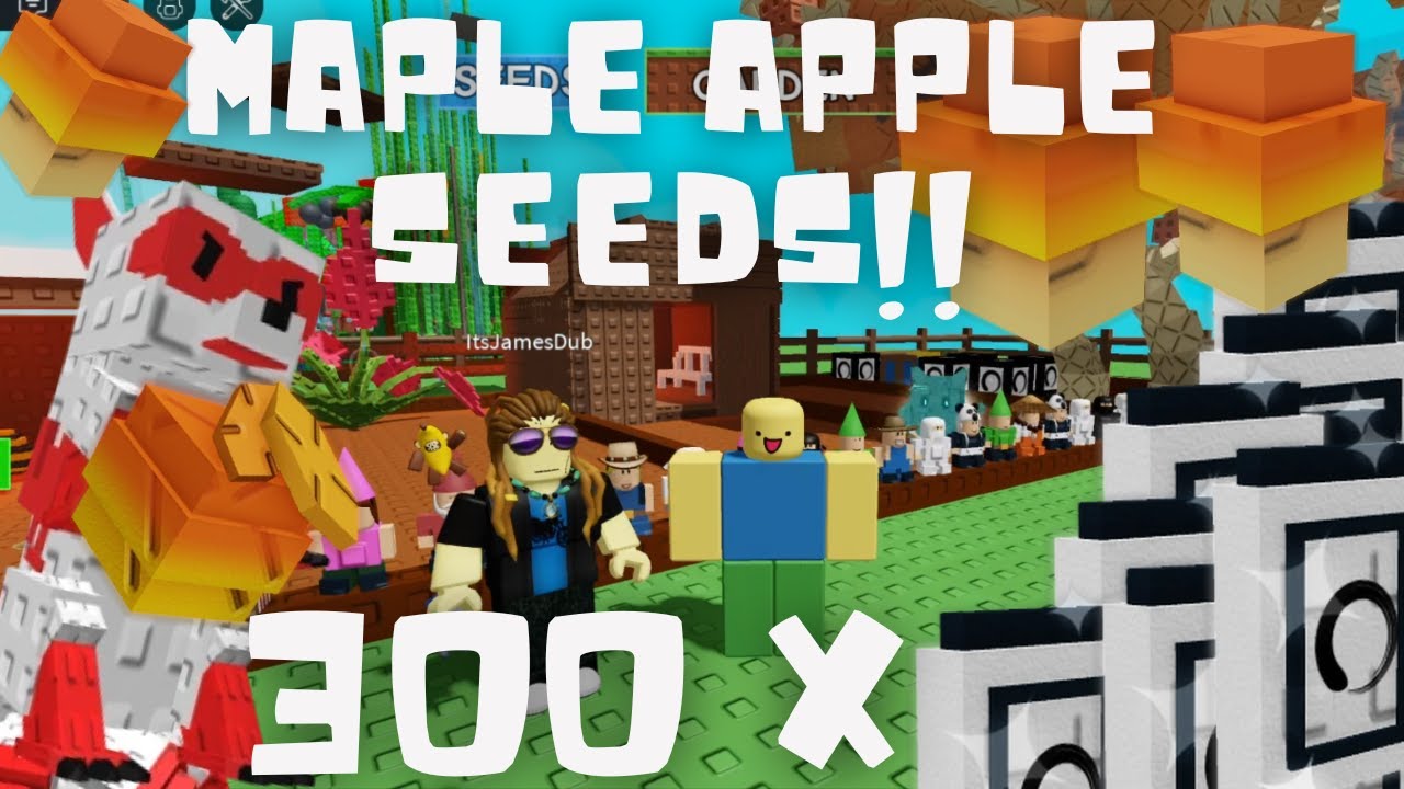 OPENING OVER 300 PACKS STACKING MAPLE APPLE SEEDS + GIVEAWAYS, MUTATIONS AND MORE!