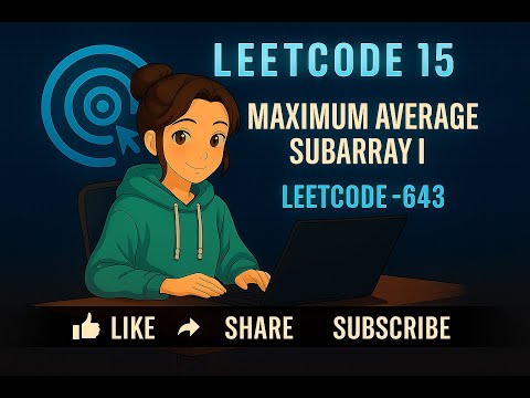 LeetCode 75 | Maximum Average Subarray I | leetcode -643