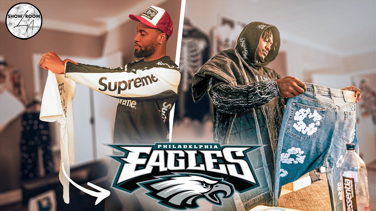 AJ Brown, D'Andre Swift & Philadelphia Eagles Shop W/ Showroom LA