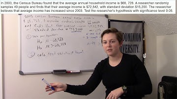 Stat 130 -  Hypothesis Testing for Means Video 1