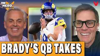 Tom Brady over NFL-quarterbacks: McCarthy van de Vikings, Stafford van de Rams, Mahomes van de Ch... Tom Brady over NFL-quarterbacks: McCarthy van de Vikings, Stafford van de Rams, Mahomes van de Ch...