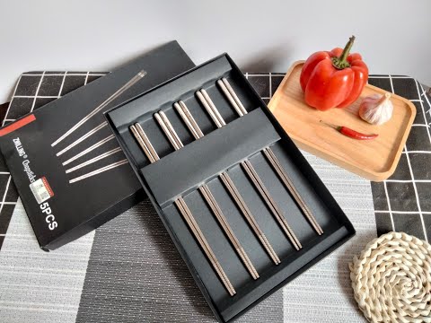 Video Đũa inox 304 cao cấp - Hàng đức Zwilling - Chống trơn... - youtube