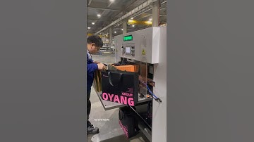 New Sheet feed Paper Bag Making Machine No Creasing Line One times forming #paperbagmachine