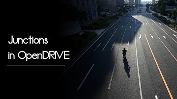 OpenDRIVE Junctions- road networks for simulation