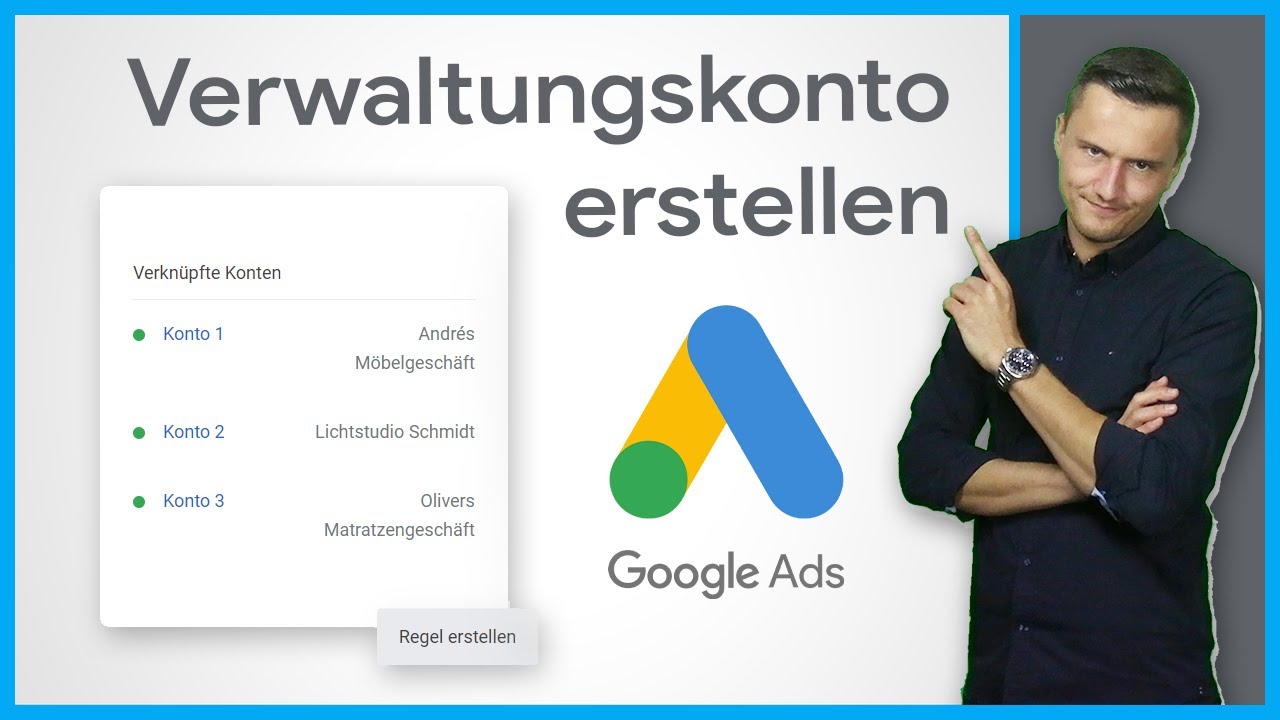 New Google Ads Verwaltungskonto erstellen