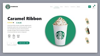 How To Make a Starbucks Landing Page Using Only HTML and CSS