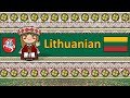 The sound of the lithuanian language numbers greetings words  udhr