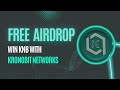 Free cryptocurrency airdrop win 1600000 knb with kronobit networks  complete tutorial