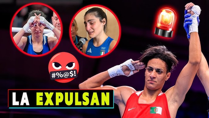 🚨¡ESCÁNDALO! EXPULSAN a IMANE KHELIF de BOXEO FEMENINO por SER HOMBRE  TRANS EN JUEGOS OLIMPICOS