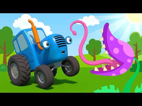 Blue Tractor 3D – Scary Stories 👻🎃 Cartoons for kids