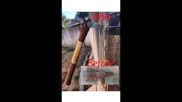 Making a DIY TOMAHAWK | Old Axe Restoration