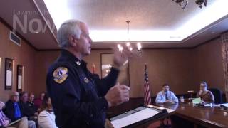 Lawrenceburg Police Chief on Tuesday manhunt