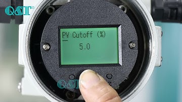 How to clear total flow of vortex flow meter