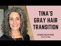 CURLY AND GRAY TINA | GRAY HAIR TRANSITION STORY