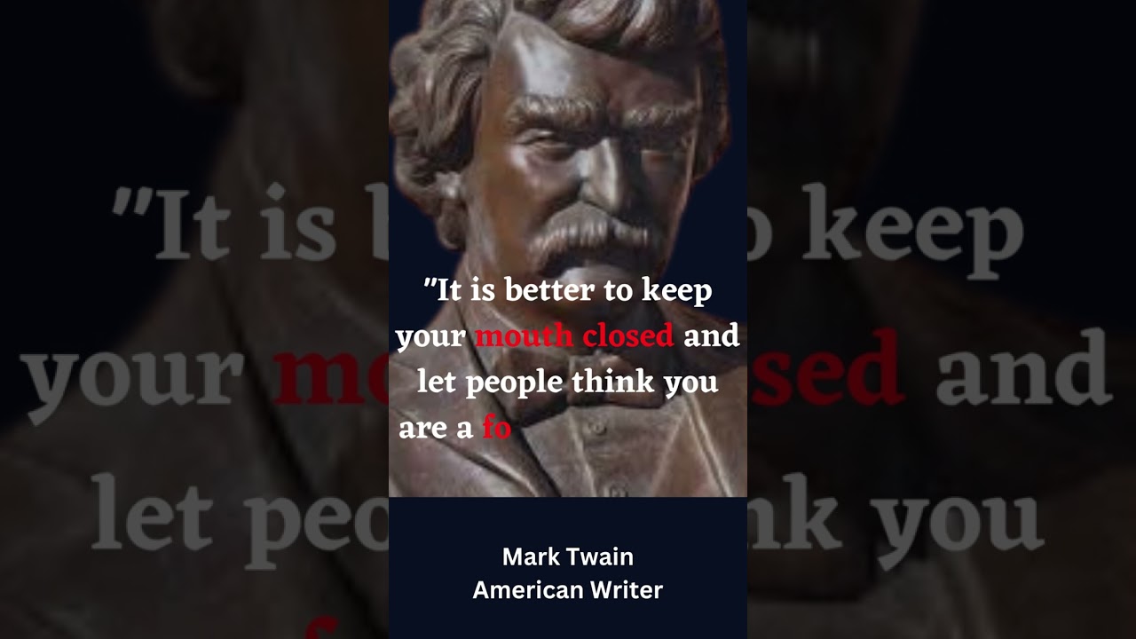 The Greatest American Author: Mark Twain ! 