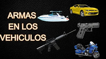 ¿Se puede llevar un arma en el coche en Ar?