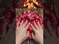 Midnight Red Slime Crunch. ❤️     #asmr #slime #satisfying