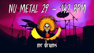 Nu Metal 29 - 142 BPM | Backing Drums | Only Drums