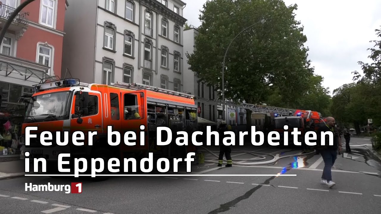 Handwerker bemerken Feuer bei Dacharbeiten erst spät
