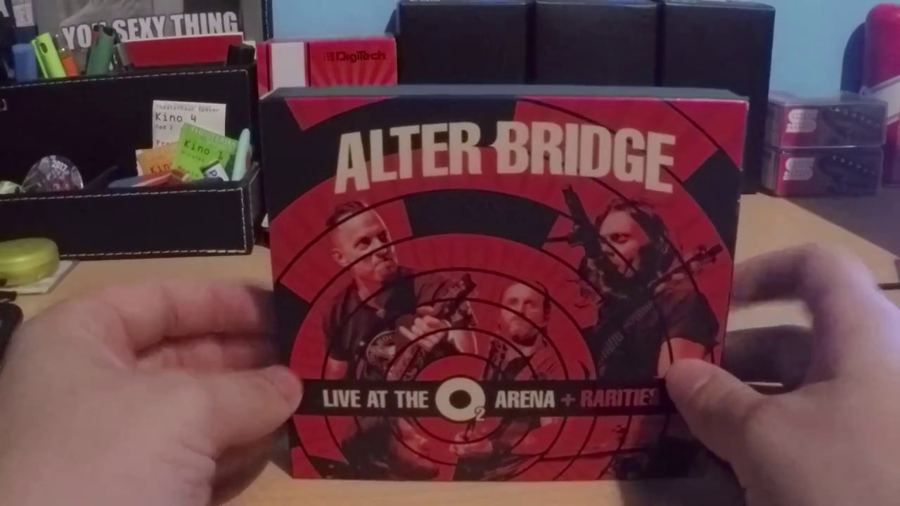 ALTER BRIDGE - Live At The O2 Arena + Rarities [Deluxe Box] UNBOXING ...
