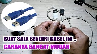 Cara membuat kabel USB male to male sendiri