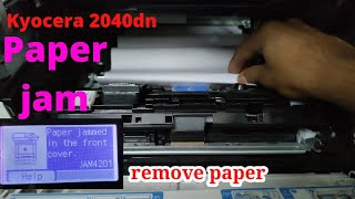 kyocera m2040dn paper jam🔥how to remove paper jam in kyocera 2040dn